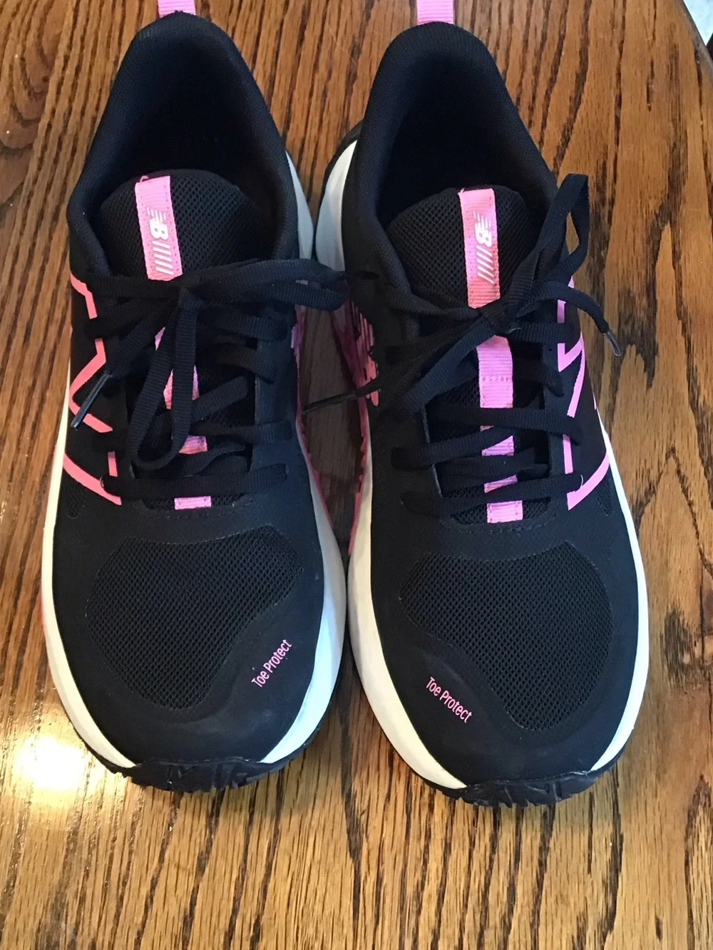 New Balance Women's Black with Pink Athletic Sneakers